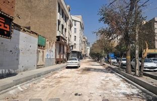 پیشرفت ۷۵ درصدی طرح تعریض خیابان میثاق شمالی در منطقه ۱۹