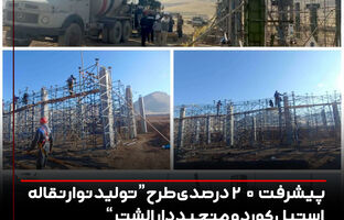 پیشرفت 20 درصدی طرح «تولید نوار نقاله استیل کورد و منجید دار الشتر»