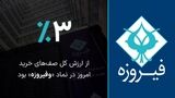  ۳ درصد از ارزش کل صف‌های خرید امروز در نماد «وفیروزه» بود