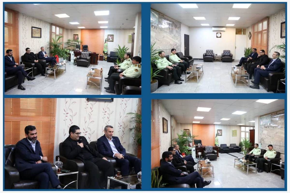 دیدار سرپرست شهر فرودگاهی امام خمینی (ره) با فرمانده پلیس فرودگاه‌های کشور