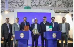 امضای تفاهم‌نامه همکاری بانک ملی ایران و شرکت ”پالایش نفت آفتاب“ در نمایشگاه ایران پتروکم