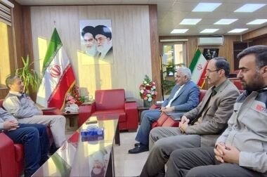 جلسه مدیر مجتمع سنگ‌آهن سنگان با ریاست دانشگاه آزاد اسلامی تربت حیدریه