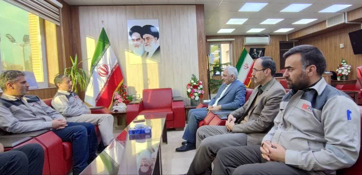 دیدار مدیر مجتمع سنگ‌آهن سنگان با فرماندار جدید خواف