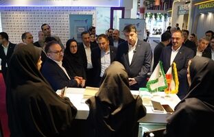 گزارش تصویری بازدید مدیرعامل بانک توسعه صادرات ایران از غرفه تامین سرمایه تمدن در ششمین نمایشگاه نفت،گاز. پتروشیمی و پالایش کیش