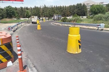 رفع خطر 3 نقطه حادثه خیز  در بزرگراه شهید چمران