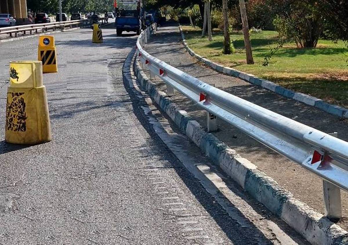 لوپ ارتباطی بزرگراه هاشمی رفسنجانی غرب به چمران جنوب، ایمن‌سازی شد