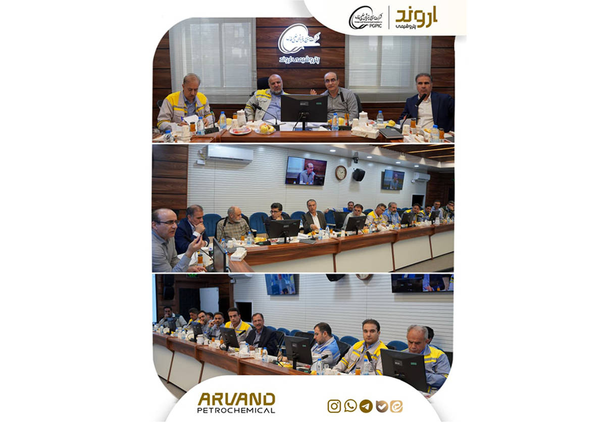 بازدید معاون نظارت بر تولید و زنجیره تأمین گروه صنایع پتروشیمی خلیج‌فارس از پتروشیمی اروند