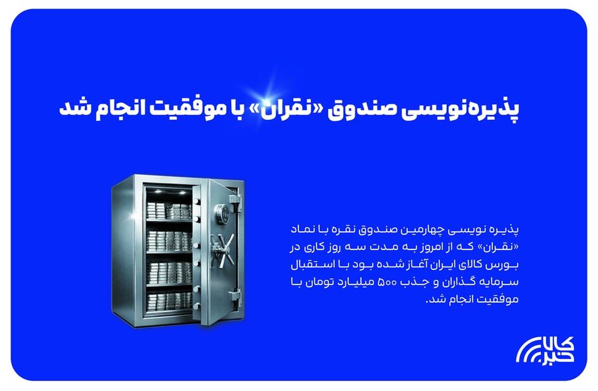 پذیره نویسی چهارمین صندوق نقره با موفقیت انجام شد