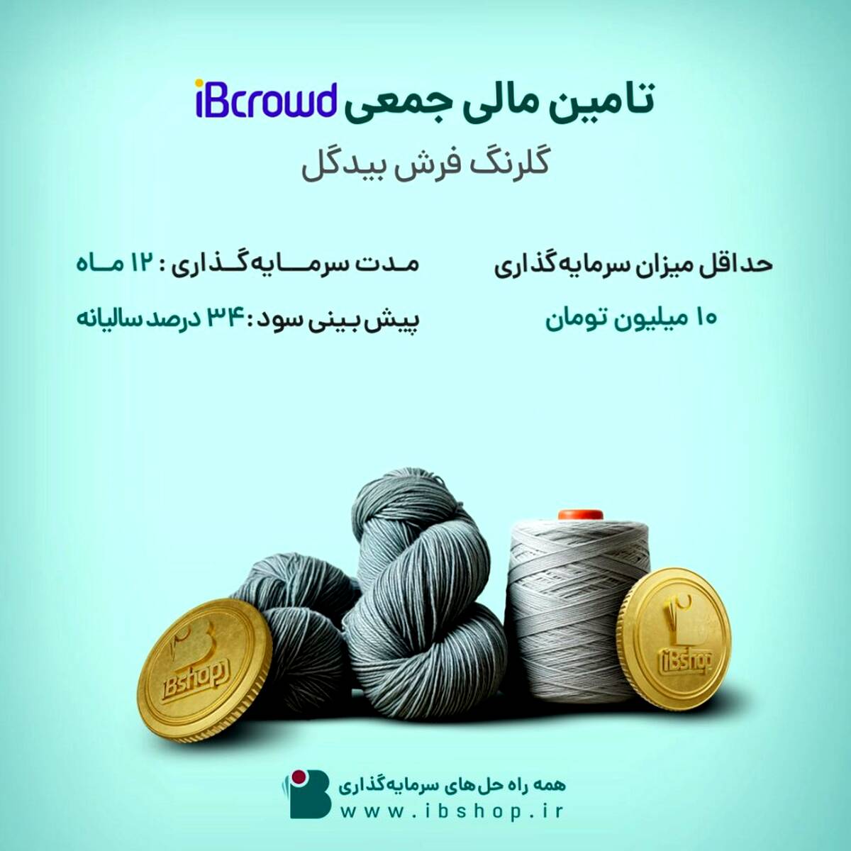 آغاز پویش تامین مالی جمعی شرکت «گلرنگ فرش بیدگل»