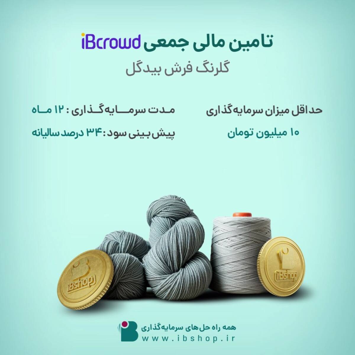 آغاز پویش تامین مالی جمعی شرکت «گلرنگ فرش بیدگل»