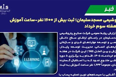 تداوم مسیر صعودی پتروشیمی مسجدسلیمان در جایزه تعالی صنعت پتروشیمی کشور؛ دریافت تقدیرنامه ۵ ستاره
