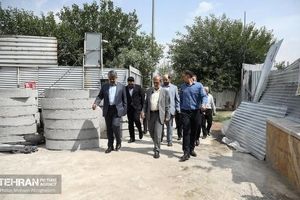 پروژه های منطقه ۴ تهران توسط مدیران ارشد شهری رصد شد