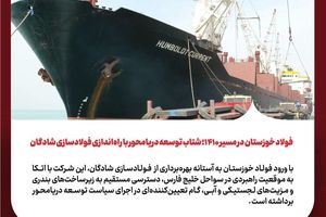 فولاد خوزستان در مسیر ۱۴۱۰؛ شتاب توسعه دریامحور با راه‌اندازی فولادسازی شادگان