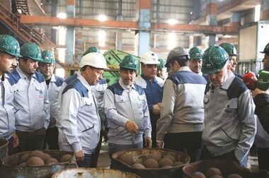 برنامه و عملکرد تولید اسفند 1403 واحدهای تولیدی در شرکت صنایع معدنی فولاد سنگان