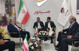 حضور درخشان صبانور در نخستین نمایشگاه معدن غرب کشور