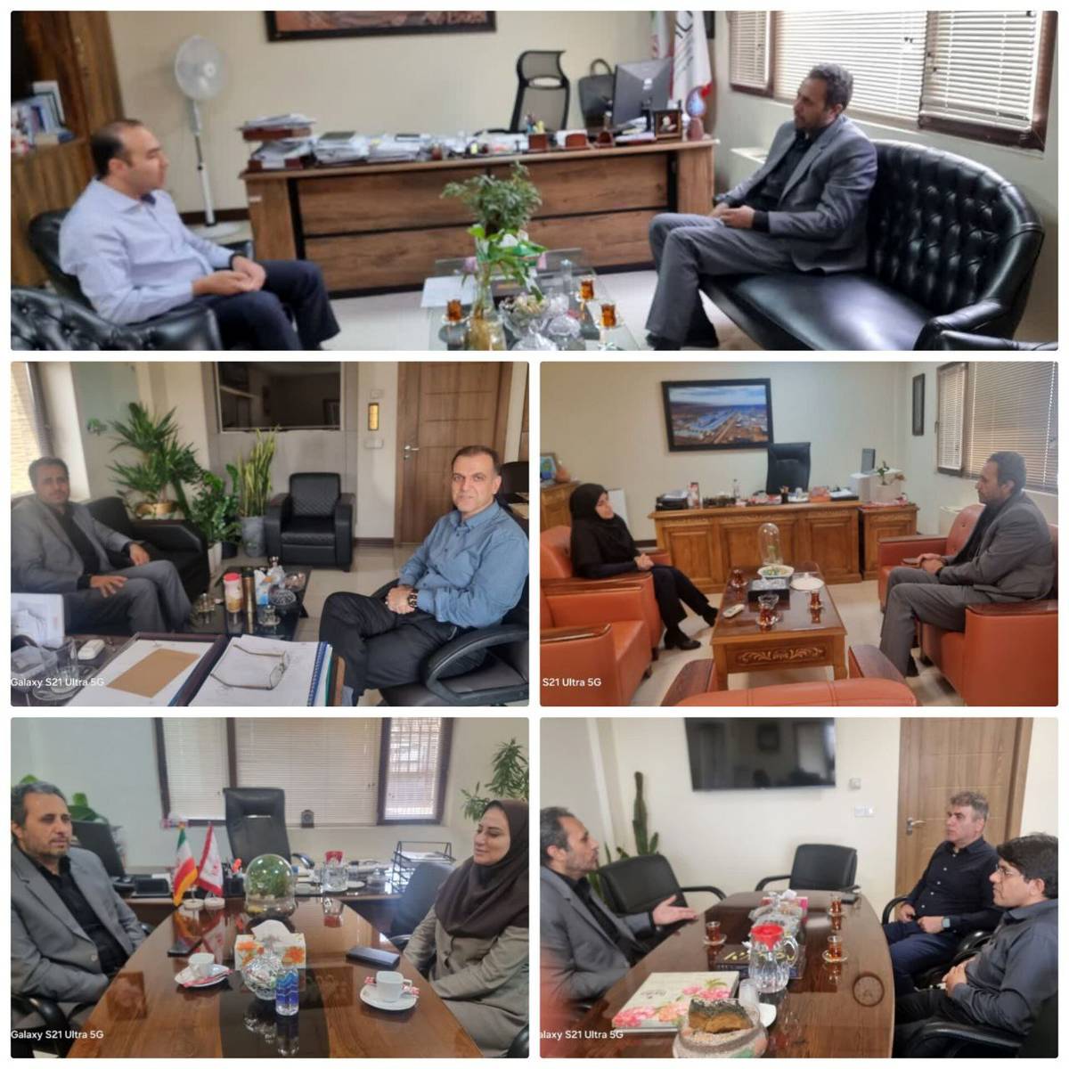 دیدار سرپرست مجتمع سنگ‌آهن سنگان با معاونان و مدیران سازمان ایمیدرو