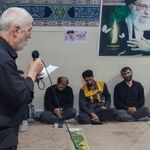 طنین یاد و نام «رهبر شهید» در مجتمع شهرک صبانور با حضور پدر سردار شهید وحید فاطمی‌نژاد