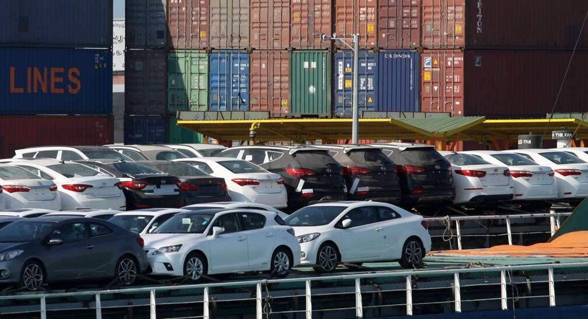 واردات ۳۵هزار و ۱۲۷دستگاه خودرو سواری نو به کشور