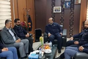 دیدار مدیرعامل با مدیر بازرسی و نظارت شرکت