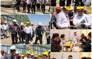 بازدید مدیرعامل شرکت فولاد آلیاژی ایران از پروژه توسعه‌ای وایر