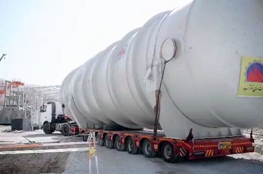 پیشرفت طرح پلی‌اتیلن سنگین شرکت صنایع پلیمر گچساران از ۵۰ درصد عبور کرد/ نصب مخازن دوقلوی ذخیره بوتن پروژه