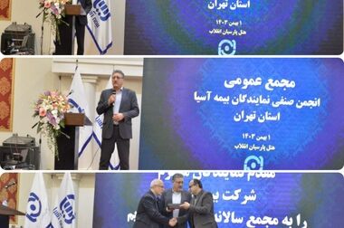 فهرست ده شعبه و استان برتر در فروش ده ماهه بیمه آسیا در سال ۱۴۰۳