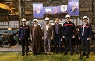 بازدید حجت الاسلام و المسلمین مصطفی انصاری‌ فرد، مدیرکل بازرسی استان از شرکت فولاد اکسین خوزستان