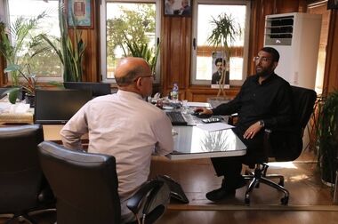 بازدید میدانی از جانمایی سازه های بتنی پل شهید متوسلیان