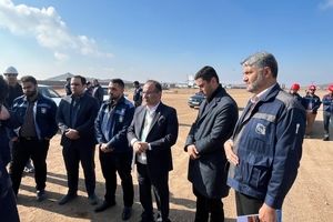 بازدید میدانی مدیر عامل شرکت سنگ آهن مرکزی ایران بافق از پروژه کارخانه فولاد آلیاژی مرکزی بافق