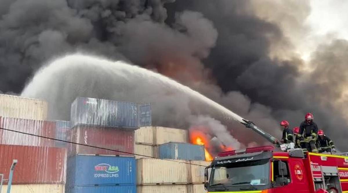 مشارکت مؤثر صنایع منطقه ویژه اقتصادی خلیج‌فارس در امدادرسانی به حادثه بندر شهید رجایی