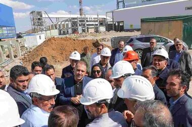 بازدید مدیرعامل شرکت ملی مس از کارخانه تغلیظ مجتمع مس سرچشمه