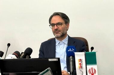 آیین نواختن زنگ آغاز معاملات بورس تهران توسط شرکت فولاد کاوه جنوب کیش