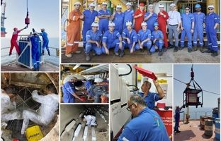 تعمیرات اساسی سکوی SPD11B فاز ۱۱ پارس جنوبی توسط متخصصان شرکتPOMC