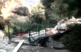 مسیر کوهنوردی درکه برای تردد کوهنوردان ایمن شد
