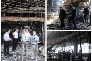 بازدید مشترک کارشناسان سازمان منطقه آزاد انزلی و نظام مهندسی گیلان از بنای مجتمع ونوس؛ بررسی دقیق استحکام سازه