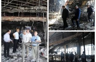 بازدید مشترک کارشناسان سازمان منطقه آزاد انزلی و نظام مهندسی گیلان از بنای مجتمع ونوس؛ بررسی دقیق استحکام سازه