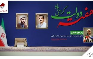 پیام مدیرعامل شرکت توسعه معدنی و صنعتی صبانور به مناسبت هفته دولت