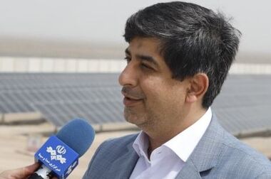 ۴۰ درصد از تجهیزات مورد استفاده در نیروگاه آفتاب شرق تولید داخل است