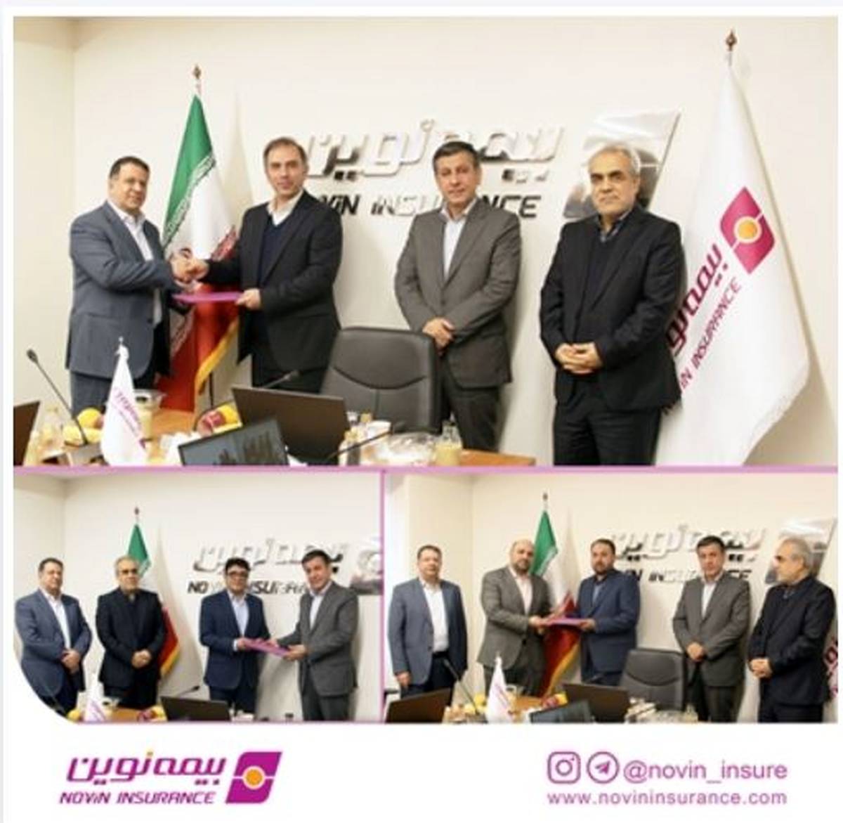 با صدور احکام جدید مدیرعامل بیمه نوین: مدیران ستادی جدید معرفی شدند