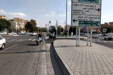 رفع گره ترافیکی خیابان حسن سیف با اجرای اصلاح هندسی