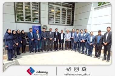  اعطای لوح و تندیس «گواهی تعهد به تعالی» به بیمه ملت