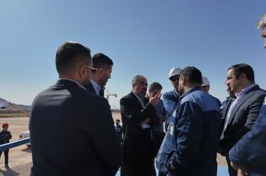 حضور گسترده بازدیدکنندگان در غرفه شرکت فولاد آلیاژی مرکزی بافق 