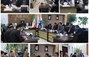 نشست مشترک مدیرعامل شرکت شهربان وحریم بان با شهردارمنطقه ۱۲