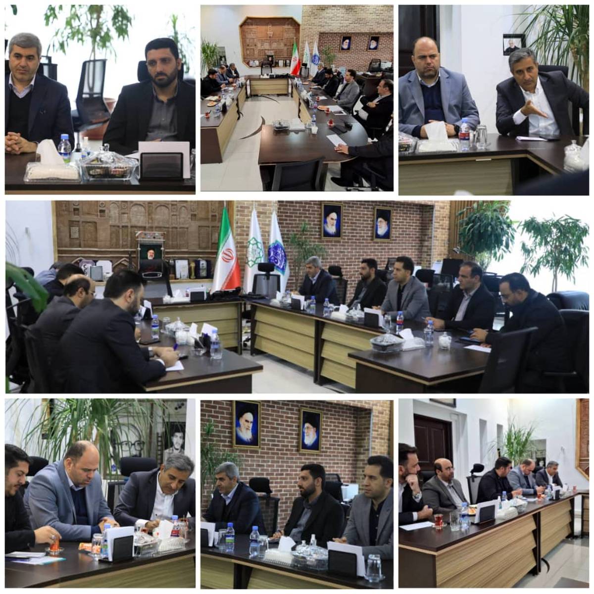 نشست مشترک مدیرعامل شرکت شهربان وحریم بان با شهردارمنطقه ۱۲