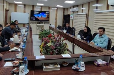 دیدار با مدیر و روسای بخش فولادسازی