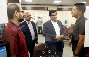بازدید مدیرعامل بانک رفاه کارگران از شعب این بانک در شهر تهران