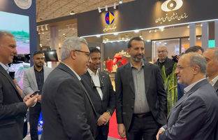 بازدید معاون معدنی وزیر صمت از غرفه چادرملو در متافو تبریز