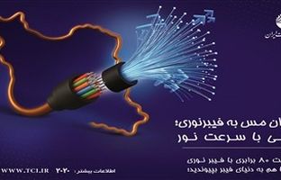 تحقق انقلاب دیجیتال با عبور از ۸۰۰ هزار اتصال فیبر نوری؛ خیز بلند مخابرات برای ۵۰ هزار اتصال هفتگی در سال ۱۴۰۵