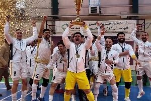 قهرمانی تیم فوتسال بانک سامان در مسابقات فوتسال کارگزی