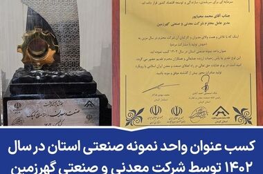 حضور شرکت گهرزمین در هجدهمین نمایشگاه بین‌المللی ایران کانمین ۲۰۲۴